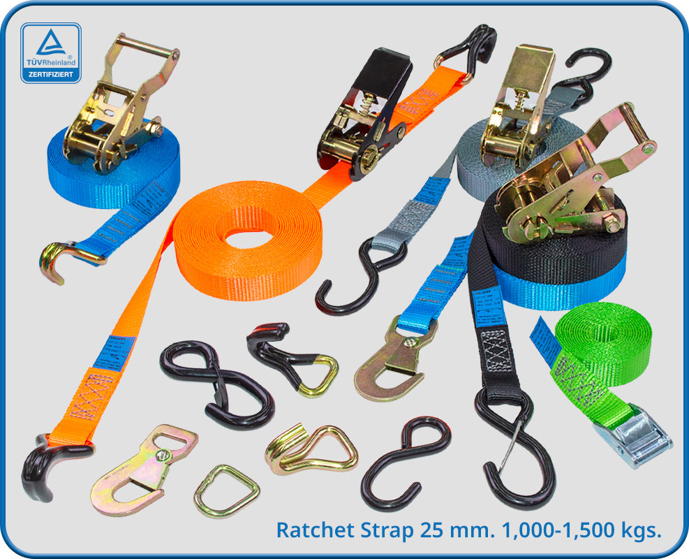 สายรัดโพลีเอสเตอร์ 1.5 ตัน หน้ากว้าง 25 มม.