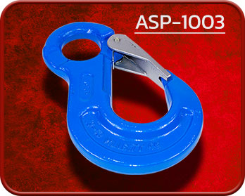Eye Sling Hook with Cast Latch