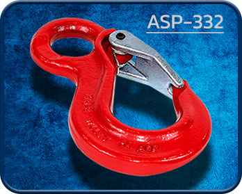 Eye Sling Hook with Latch ASP-332 G80