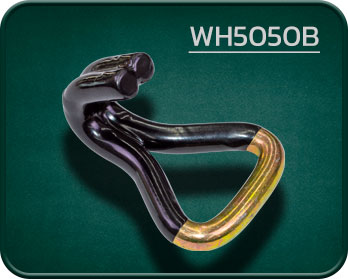 Double J Hook Black PVC Coated WH5050B