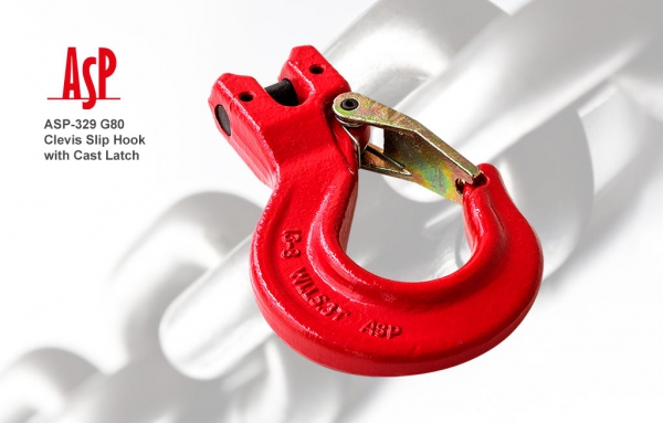 ตะขอเซฟตี้แบบต่อตรง ASP-329 Clevis Slip Hook with Cast Latch