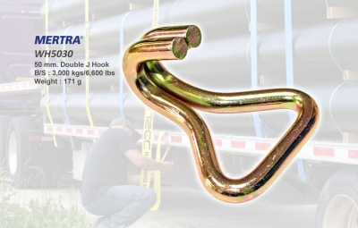 ตะขอตัวเจ 3 ตัน Double J Hook รุ่น WH5030