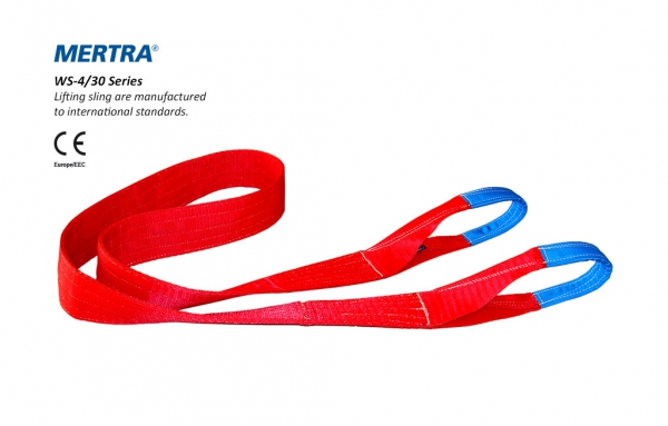 MERTRA® WS-4/30 Series Polyester 2-ply webbing slings