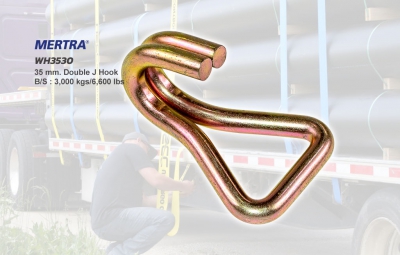 ตะขอเหล็กตัวเจ รุ่น WH3530 Double J Hook