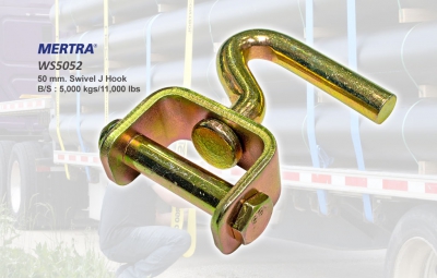 ตะขอตัวเจหมุนได้ Swivel J Hook with Bolt & Nut & Tube รุ่น WS5052
