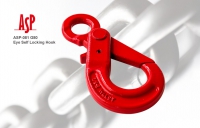 ตะขอเซฟตี้แบบเปิดหน้า ASP-081 G80 Eye Self Locking Hook