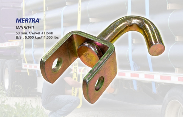 ตะขอตัวเจหมุนได้ Swivel J Hook รุ่น WS5051
